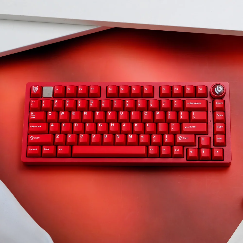 Teclas de cereza de 2 colores Ruby ABS sin área de número para teclados mecánicos con diseño MX Switch 60/84/90/104/108 - imagen 5