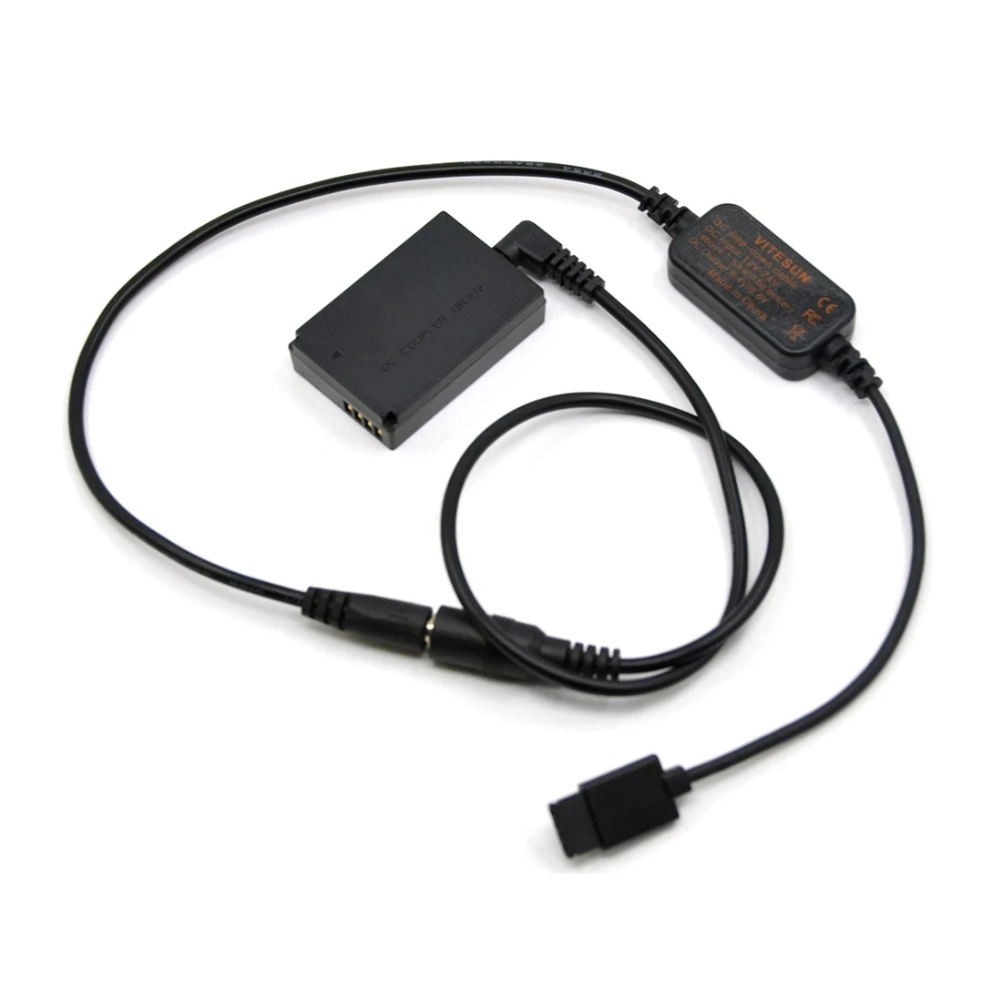 Cable de alimentación CC para DJI Ronin-S LP-E12 batería simulada acoplador de DR-E12 para cámaras Canon EOS-M M2 EOS-M50 EOS M10 M50 M100