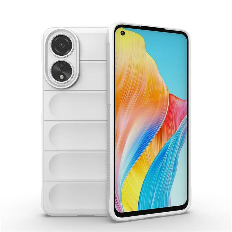 Funda de silicona para OPPO A78, cubierta a prueba de golpes, goma anticaída, Protector de teléfono, 4G - imagen 4