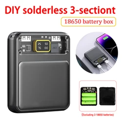 Carcasa para Power Bank con doble USB para baterías 18650