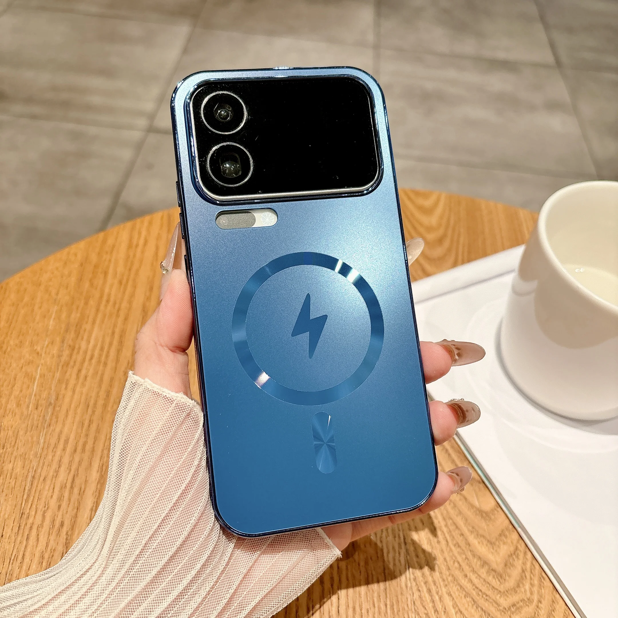 Funda magnética para Xiaomi Mi 17 Pro Max 15 15S 14 Pro Ultra cubierta para Mag-safe revestimiento parachoques mate PC carcasa trasera Capa Fundas - imagen 5