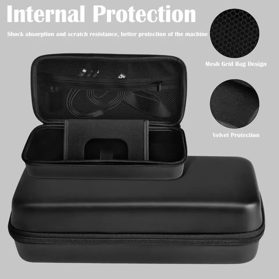 Vidrio + bolsa para Claw 8 AI + 2025 Protector de pantalla película de vidrio templado EVA funda portátil para MSI Claw 8 AI + accesorios protectores - imagen 5