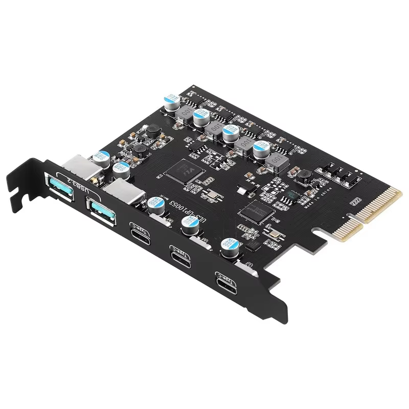 Tarjeta PCI-e USB 3.2 Gen 2x2 - 20 Gbps - 5 Puertos USB-A USB-C - imagen 3