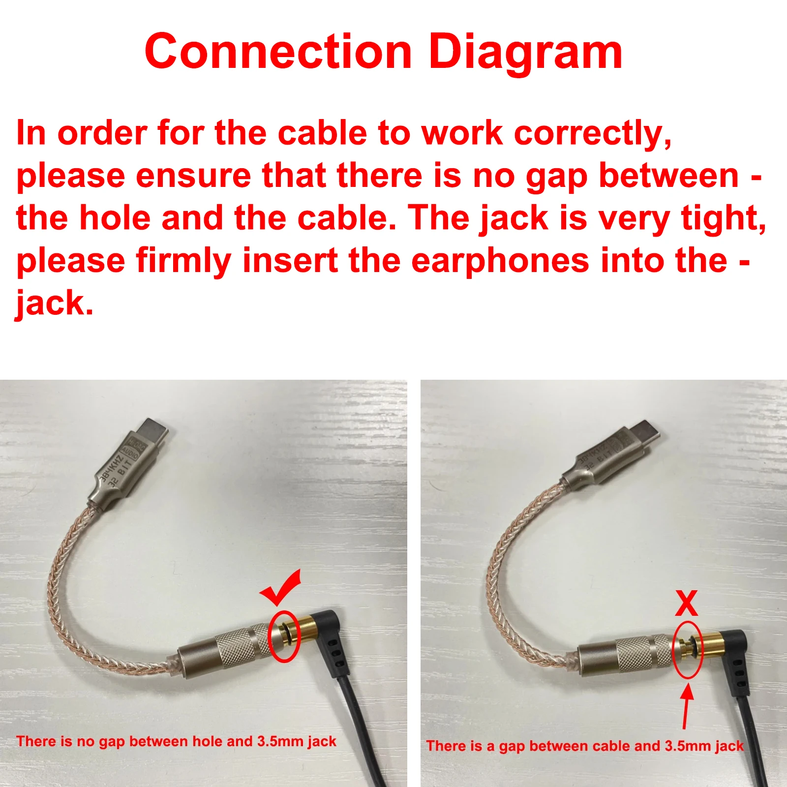 USB tipo C a interfaz de Audio de 3,5mm ALC5686 HiFi DAC amplificador de auriculares decodificación de Audio Digital convertidor de auriculares Android - imagen 3