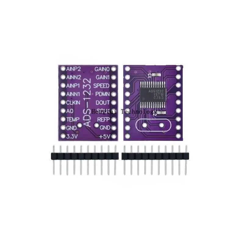 ADS1232 Convertidor analógico a digital de ruido ultrabajo de 24 bits Módulo ADS1232IPWR - imagen 3