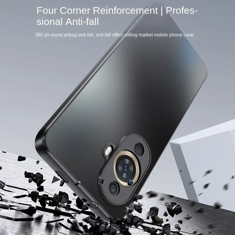 Para Huawei NOVA 11 Pro 11SE 11 Funda de teléfono antideslizante y a prueba de golpes con lente mate - imagen 3