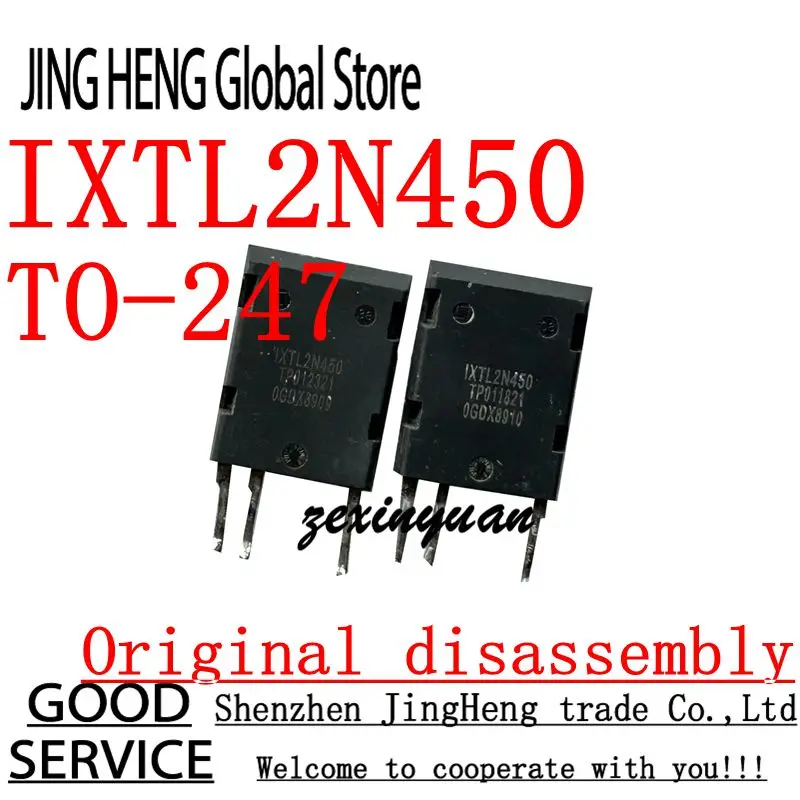 2 uds IXTL2N450 TO-247 desmontaje Original