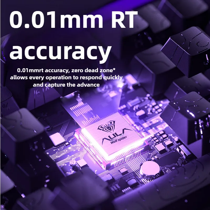 AULA Hero68 He interruptor magnético Teclado mecánico tema de amor con cable RT0.01 juego de deportes RGB personalización tecla completa intercambiable en caliente - imagen 4