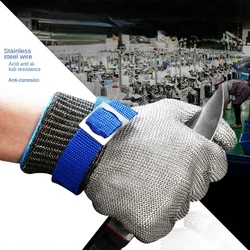 Guantes anticorte acero 316 para carnicería – Protección laboral