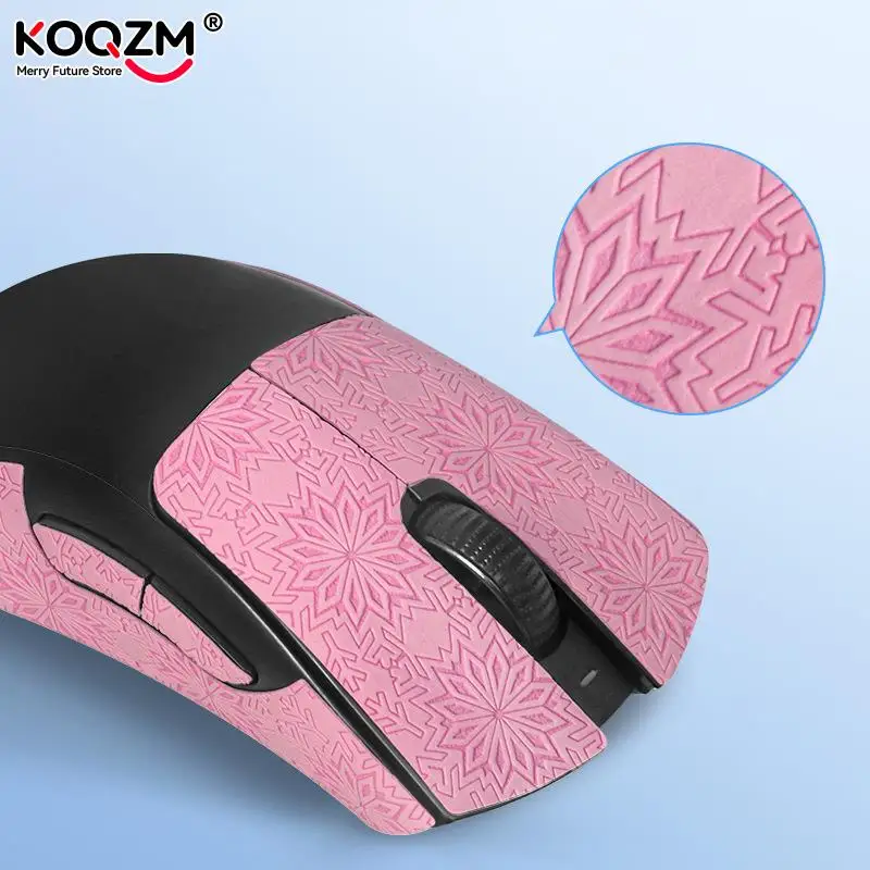 Cinta adhesiva antideslizante para agarre de ratón, pegatina antideslizante hecha a mano para Suck Sweat ForRAZER DEATHADDER V3 PRO, accesorios para ratón para juegos - imagen 2
