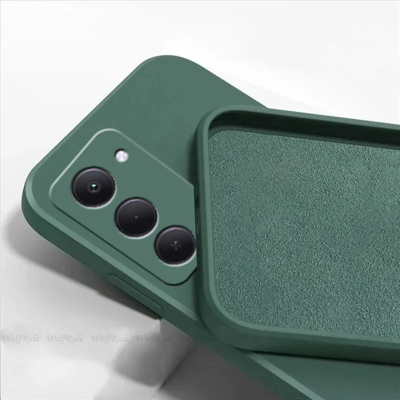 Para Redmi 15 funda Xiaomi Redmi 15 Capas nuevo silicona líquida a prueba de golpes Original teléfono parachoques trasero TPU Fundas suaves Redmi 15 - imagen 2