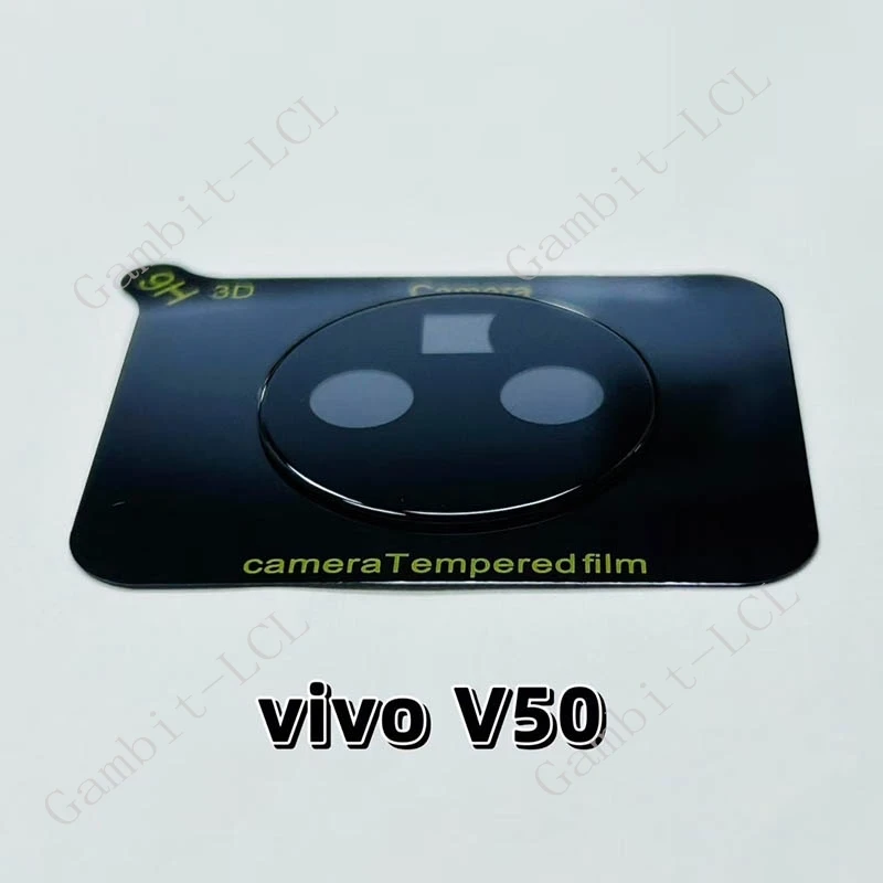 2 uds 9H HD 3D película de lente de cámara para Vivo V50 6,77 "VivoV50 VivoV50E V50E V2427 cubierta protectora de vidrio templado - imagen 3
