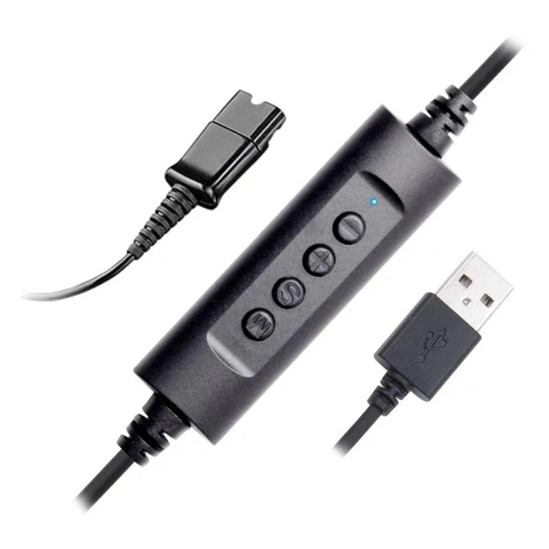 Cable QD de desconexión rápida para auriculares, Cable adaptador USB con ajustador de volumen, accesorio de Cable adaptador de auriculares USB-QD
