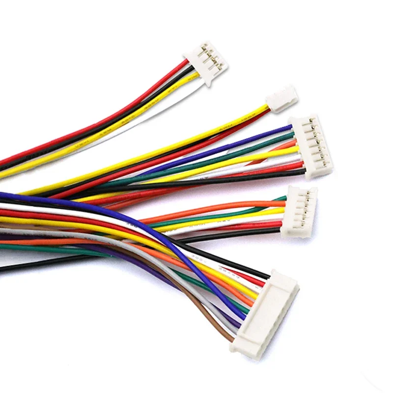 Cable electrónico PH2.0 de un solo cabezal, Terminal de cinta de Color estañado, longitud del cable de conexión 30CM, 2 posiciones 3/4/6P/12P, 1 Uds. - imagen 4