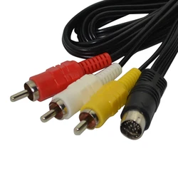 SEGA Saturn SS – Cable AV RCA de Audio y Vídeo