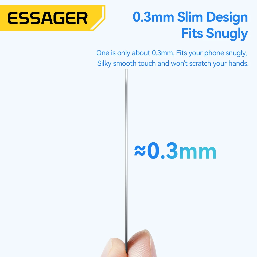 Essager 2 uds anillo magnético de Metal para Magsafe iPhone 15 14 13 12Pro teléfonos Android placa adhesiva anillos para soporte de cargador inalámbrico - imagen 5