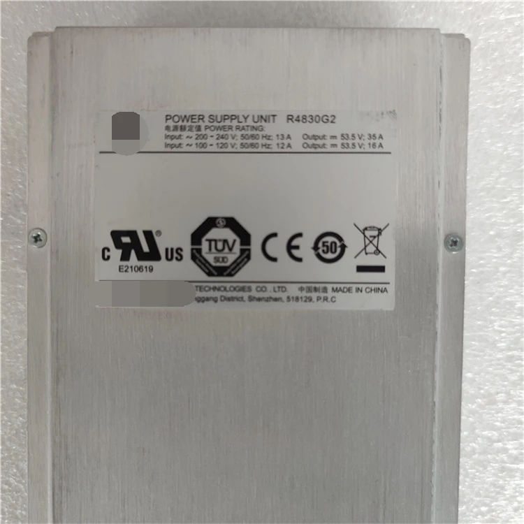 R4830G2 para HUAWEI 1U 2000W Módulo Rectificador 80V AC~300V Entrada CA 53.5VDC Salida Prueba - imagen 4