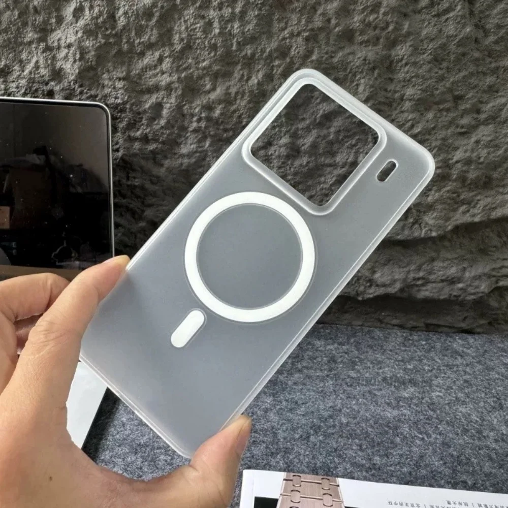 Funda transparente Original mate para Magsafe para Xiaomi 15 14 13 Pro Ultra 14Pro 15Pro 15Ultra a prueba de golpes funda magnética de armadura dura - imagen 2