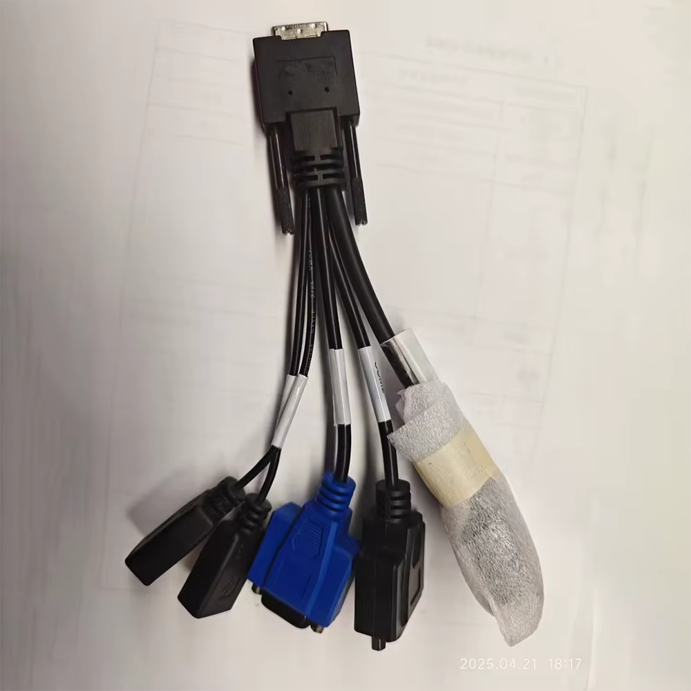 Cable trenzado de servidor de cuatro codos USB VGA I24 M6 NS5162M5 - imagen 4