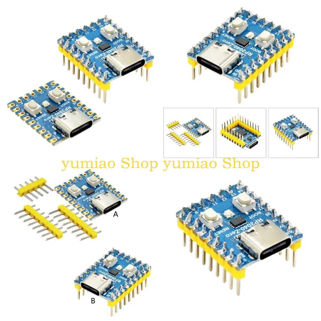 587B RP2040-Cero Microcontrolador desarrollo Pico Procesador núcleo placa base Microcontrolador