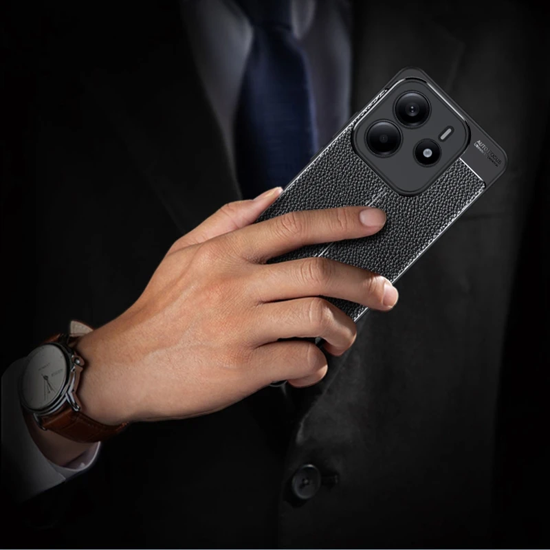 Para funda Redmi Note 14 4G funda Xiaomi Redmi Note 14 4G Capas a prueba de golpes JPhone trasera TPU Fundas de cuero suave Redmi Note 14 4G - imagen 5