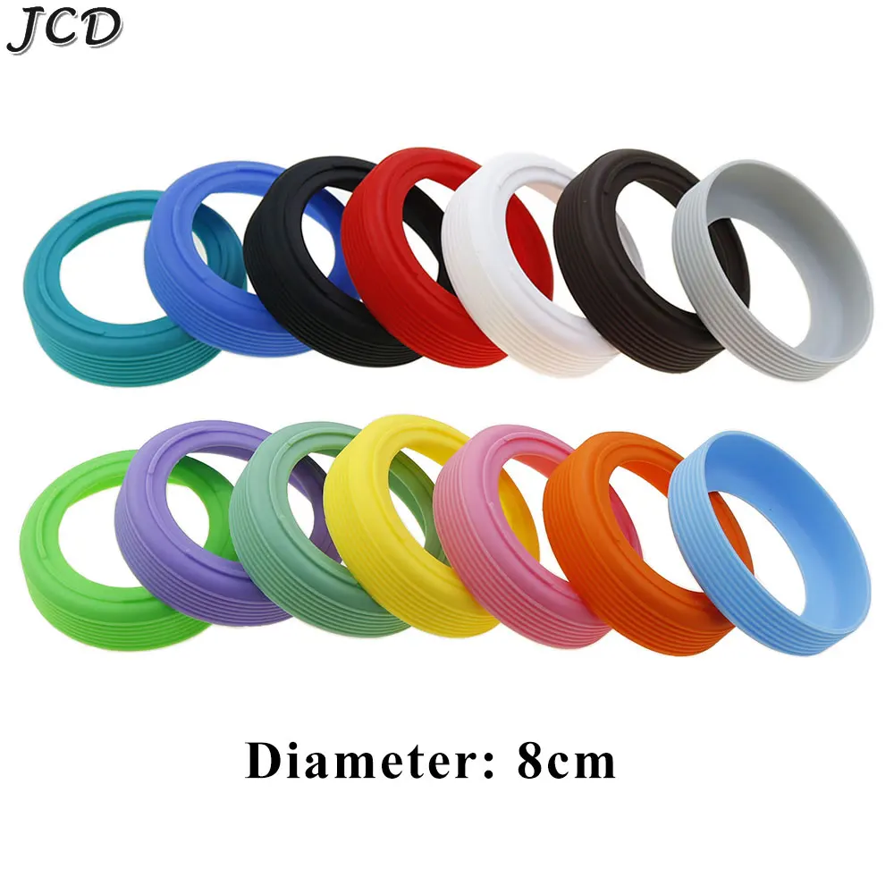 JCD 8cm 1 Juego de cubierta protectora inferior de taza de silicona roscada cubierta de taza de agua accesorios de funda de taza con aislamiento térmico - imagen 5