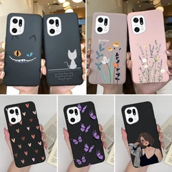 Funda Silicona Oppo Find X5 / Pro / Lite – Mariposa Mate Antigolpes