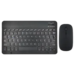 Teclado inalámbrico Bluetooth ratón ruso español coreano para iPad Xiaomi MiPad Samsung Huawei MatePad tableta portátil IOS Android
