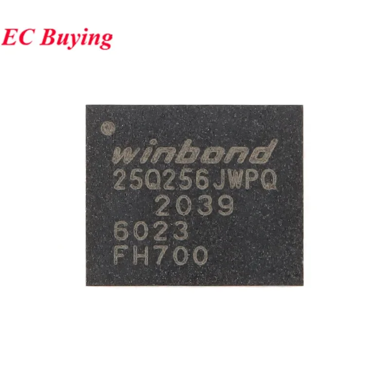 10 uds/1 unidad W25Q256JWPIQ 25Q256JWPQ W25Q256JWPQ 25Q256JWPIQ 25Q256 W25Q256JW WSON-8 256Mbit Chip de memoria Flash serie IC Original - imagen 3