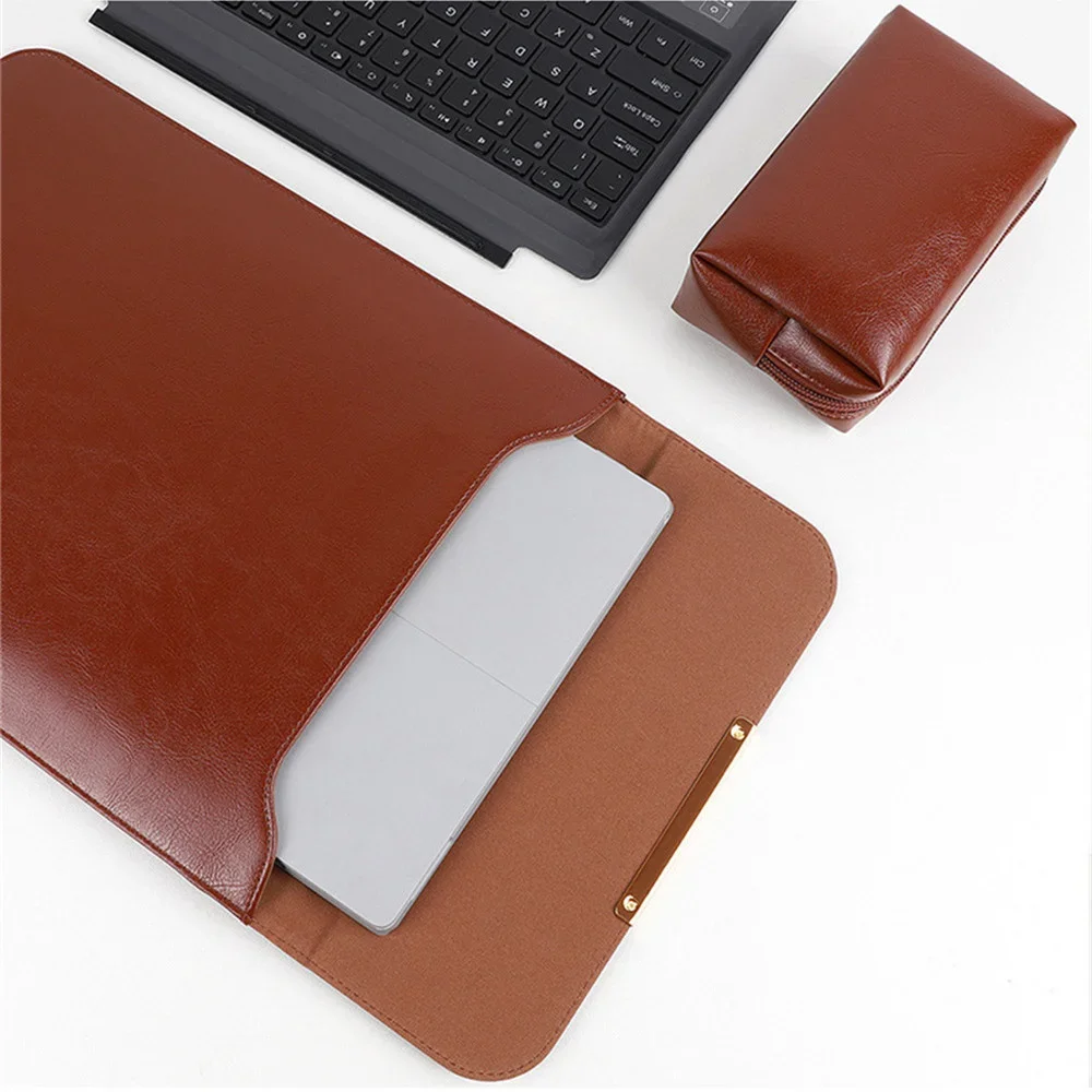 Funda con forro para tableta de 13 pulgadas para Microsoft Surface Pro 11 10 9 8 7 X Galaxy Tab S10 S9 Plus IPad Air Pro 13, funda delgada - imagen 5