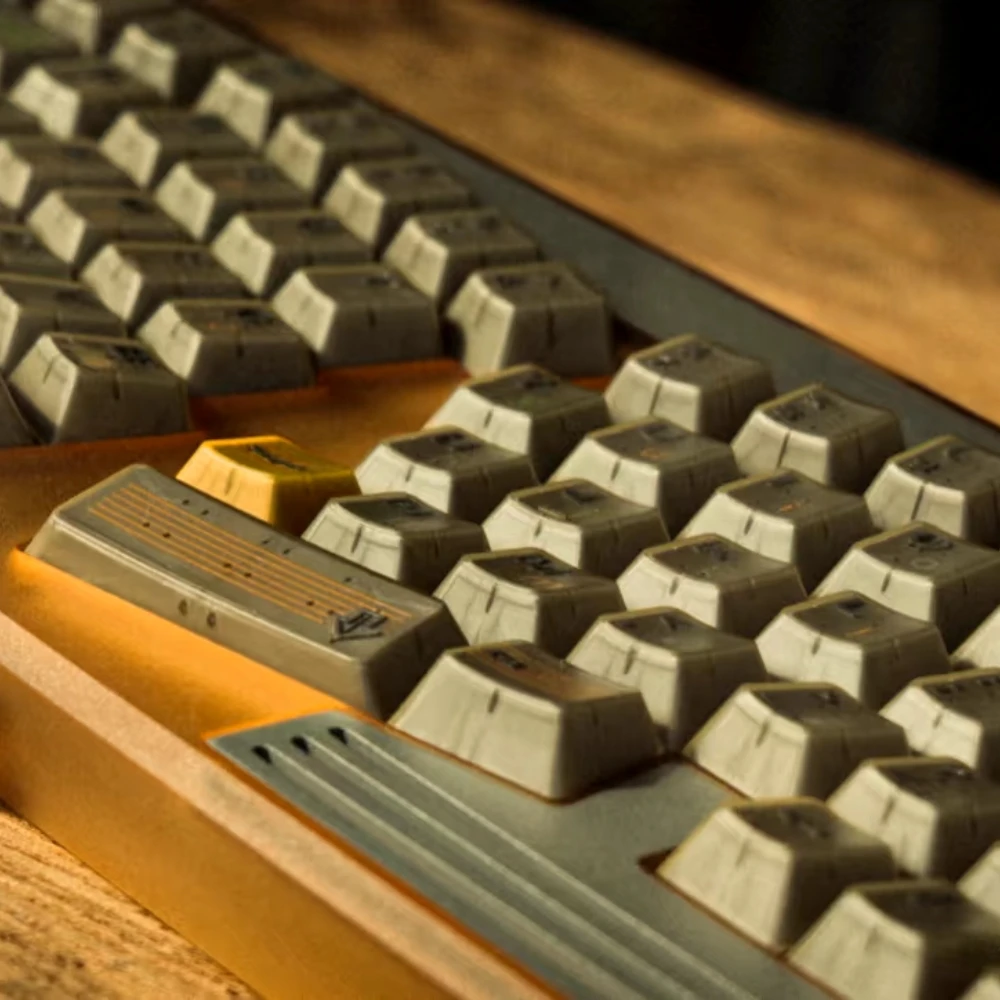 MW Hash Line Keycap Set Original ABS personalizado Retro translúcido teclado Cap Cherry Profile Gaming KeyCap para teclado mecánico - imagen 4