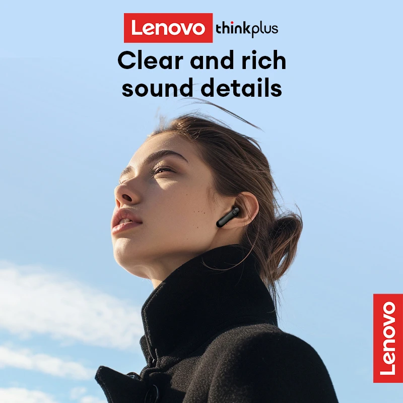 Auriculares originales Lenovo LP42 TWS Bluetooth V5.4 auriculares de música medio intrauditivos batería de larga duración IP6 a prueba de polvo - imagen 2