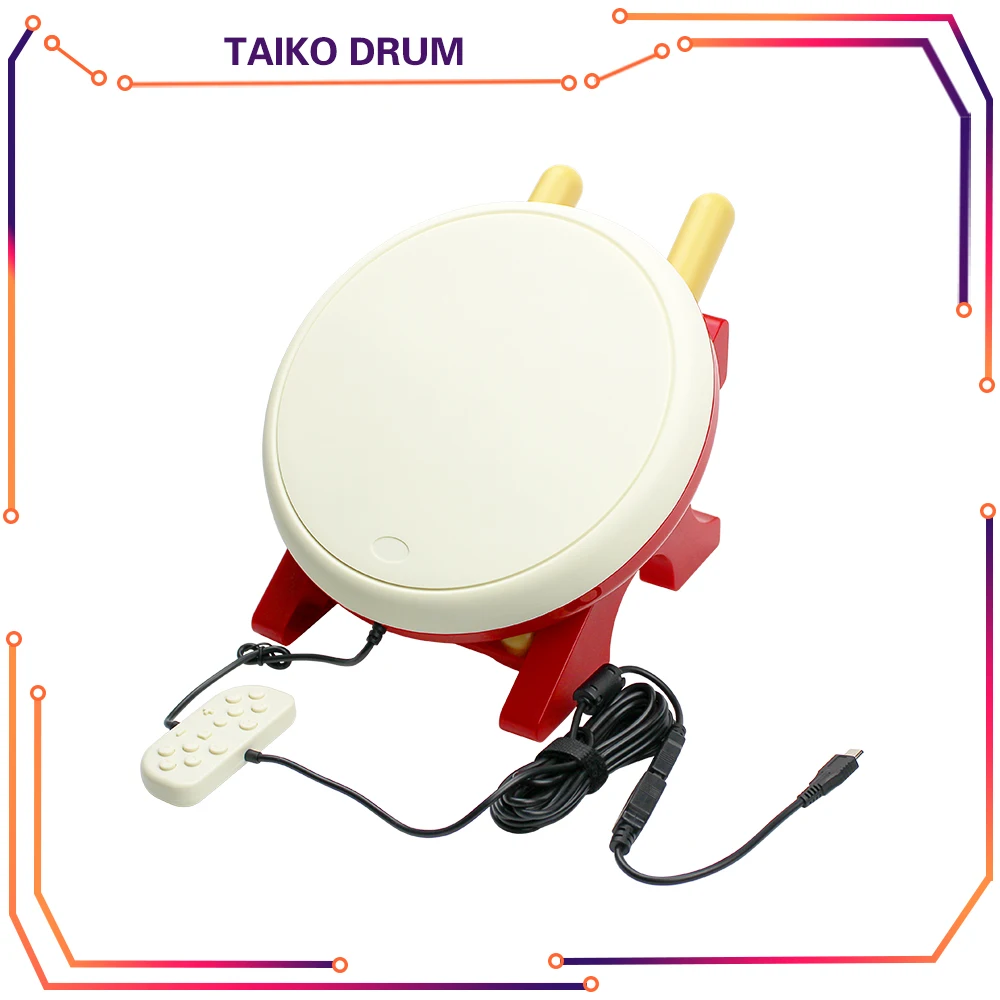 Taiko Drum para consola NS Joy-Con, accesorios para videojuegos, PS3, PS4, PC, Nintendo Switch, NX, NS