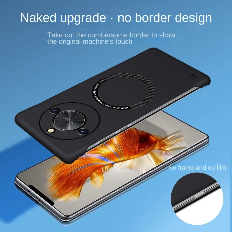 Funda magnética Magsafe con carga inalámbrica de lujo para Huawei Honor magic 6 5 7 pro 90 7 Lite X9C X7C X50i - imagen 2