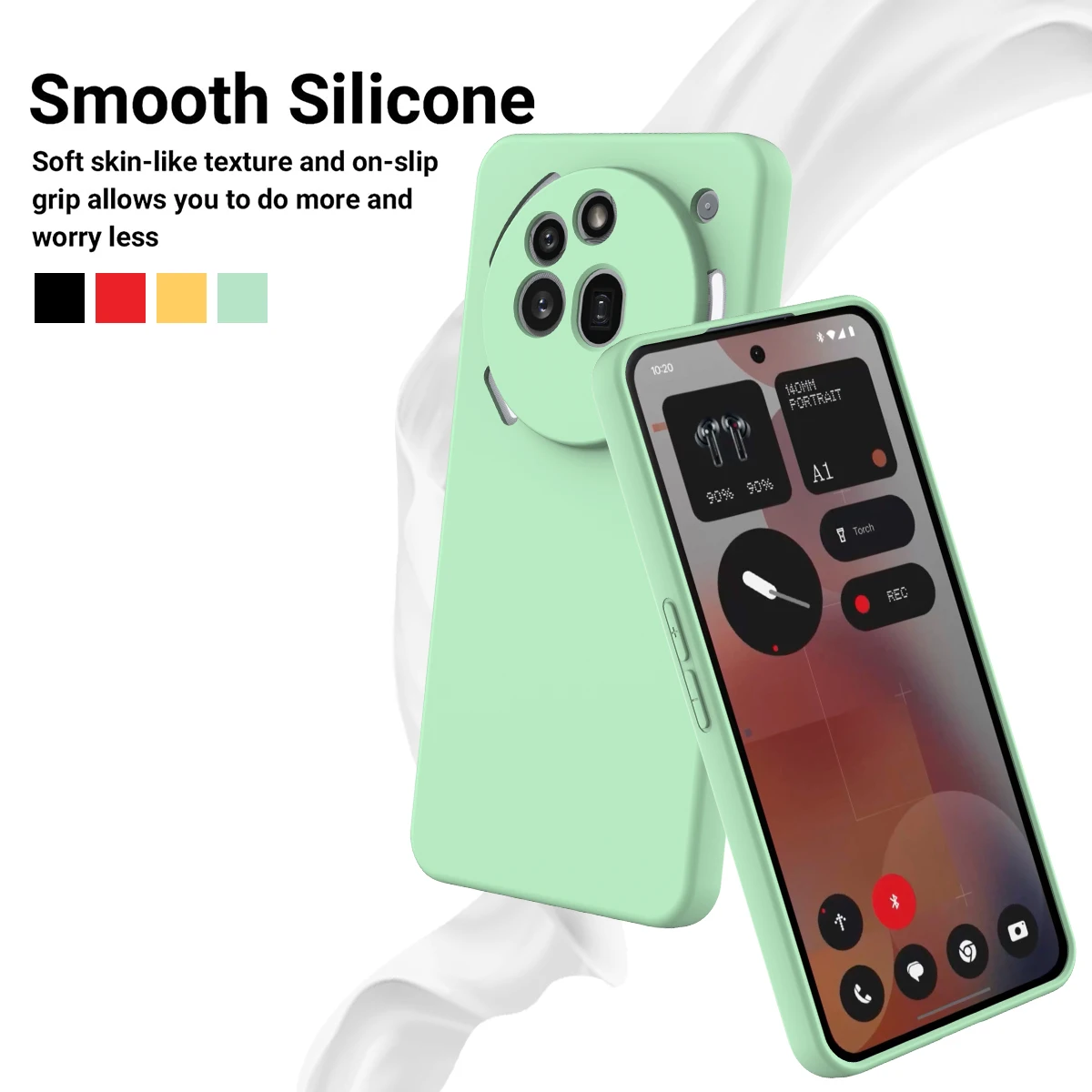 Funda de silicona para Nothing Phone 3A Pro, funda anticaída suave ultrafina con sensación de piel para Nothing Phone 3A Pro, parachoques a prueba de golpes - imagen 3