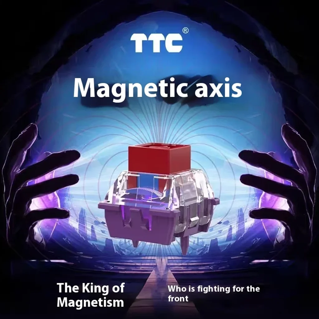 TTC King of Magnetic Switch, interruptores de teclado mecánico, alta transmitancia de luz, e-sports, Gaming, Atk68, Na87, Hm66, Magneto Swtich - imagen 5