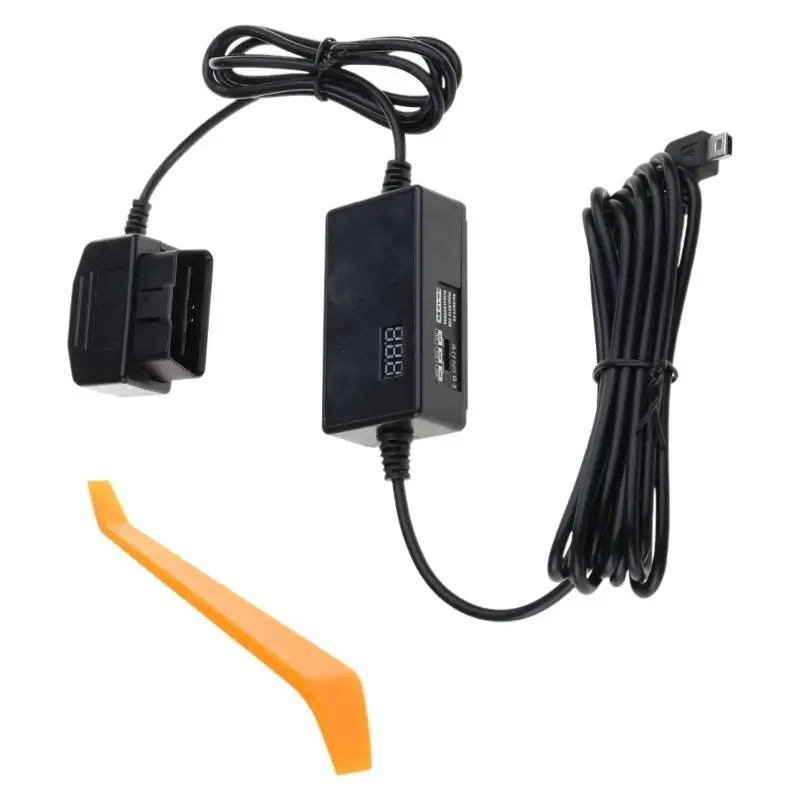 Cable alimentación Y1UB OBD para cámara Dashing, adaptador Cable alimentación OBD USB/USB C 12-24V a 5V - imagen 5