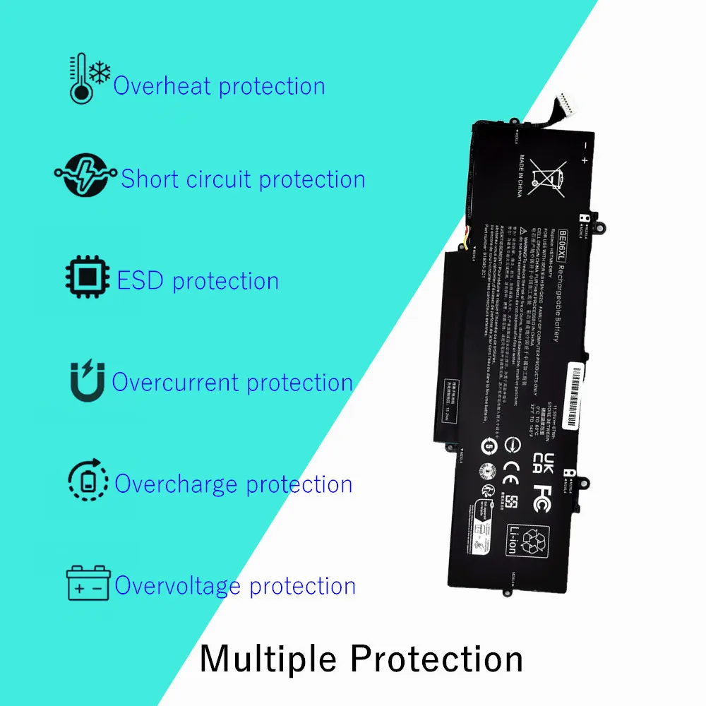 BE06XL batería del ordenador portátil para HP Elitebook Folio 1040 G4 Series 918045-1C1 HSTNN-IB7V HSTNN-DB7Y HSN-Q02C 918045-171 918180-855 - imagen 5