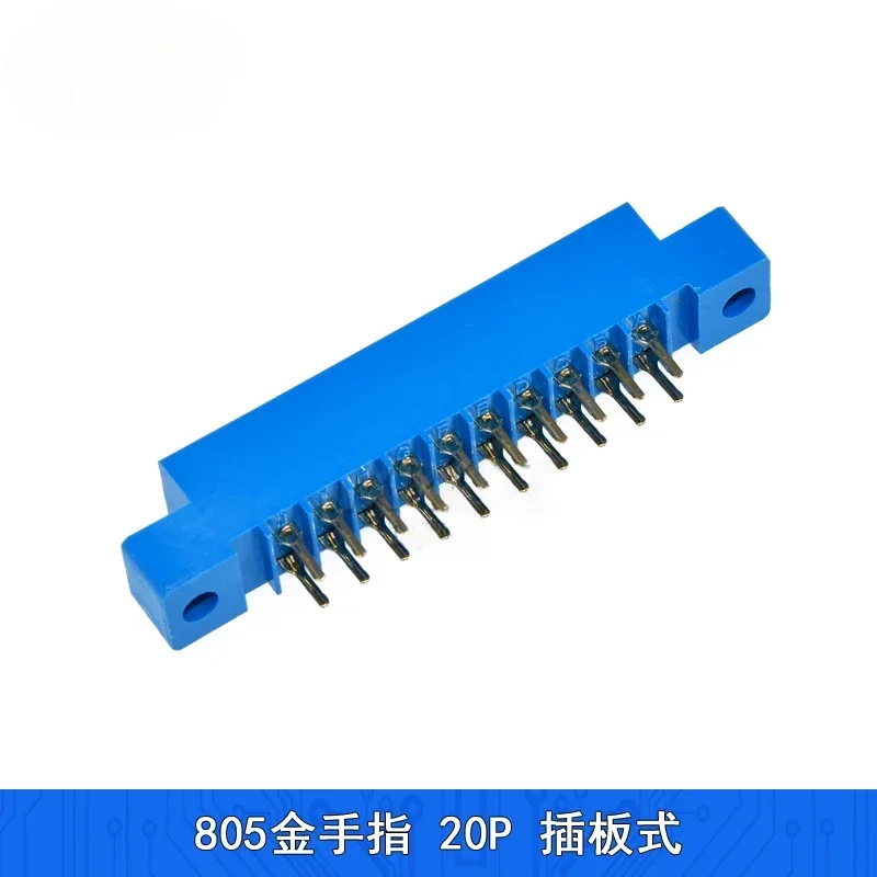 Conector de tira de 3 piezas, 805, paso de 3,96mm, 12/16/20/24/30/36/44/56P/72 pines, Conector de borde de tarjeta de montaje PCB, 16P, 20P, 30P, 36P 44P - imagen 4