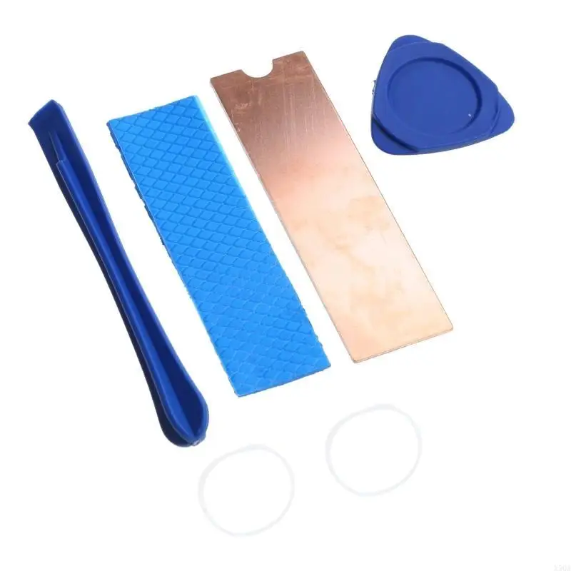 2025 New Durable M.2 NVMe Heatsink Copper 2280 SSD Heatsink with Silicone Thermal Pad Fine Workmanship Cooling Coolers Plate - imagen 3