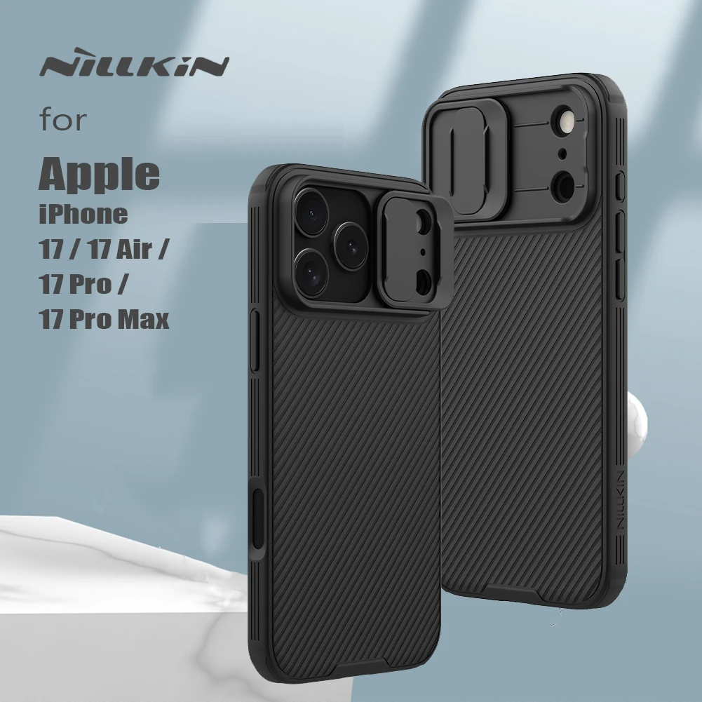 Nillkin para iPhone 17 Pro Max/17 Air funda dura PC Camshiled Pro cámara cubierta deslizante protección contraportada para iPhone Air - imagen 2