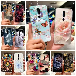 Fundas Silicona OPPO F11/F11 Pro – Diseño Floral Colorido Antigolpes