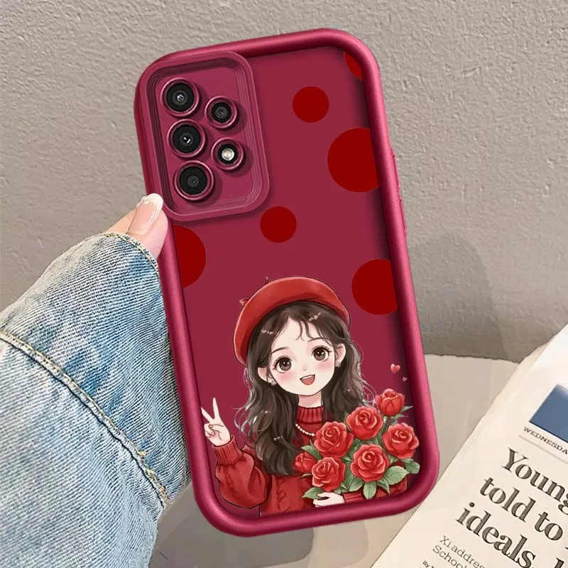 Funda de teléfono tipo escalera de ojos para Samsung Galaxy A04E A04 A04S A05 A06 A10S A11 A12 A13 A14 A15 A16 - imagen 4