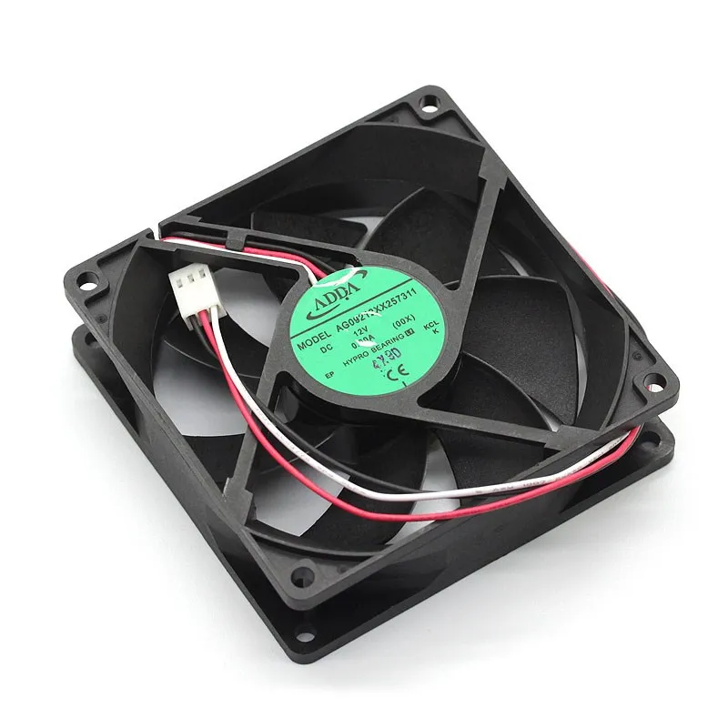 AG09212XX257311 para ADDA 12V 0.8A 9mm 9225 Max flujo de aire chasis enfriador ventilador de refrigeración - imagen 3