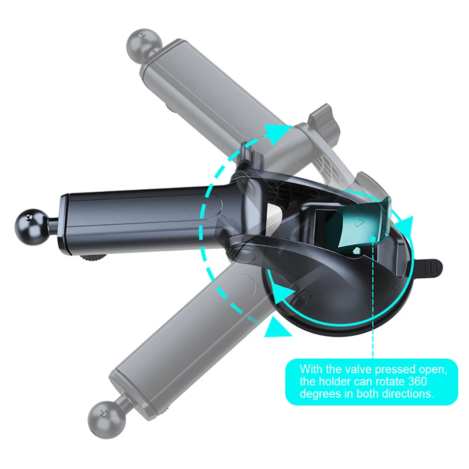 Soporte para tableta y coche para iPad Air 1 2 Mini 2 3 4 Pro10.5, soporte Universal para salpicadero de parabrisas para coche para Samsung Tab de 7-13 pulgadas - imagen 5