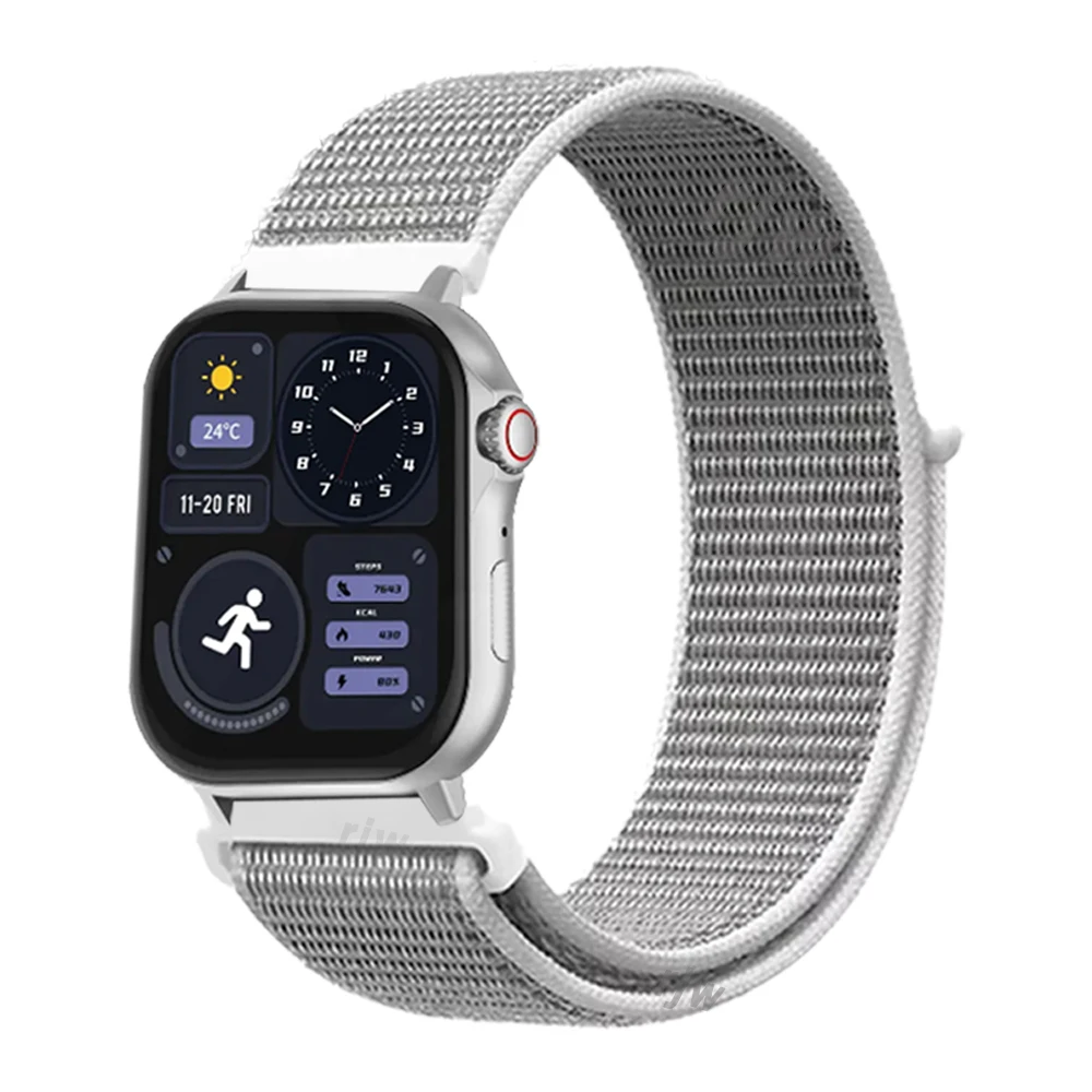 Correa deportiva de nailon para COLMI I28 Ultra/P73 P71 P68/M42/I31 pulsera para COLMI V76 V73 V68/C81/P28 Plus accesorios banda de 20mm 22mm - imagen 4