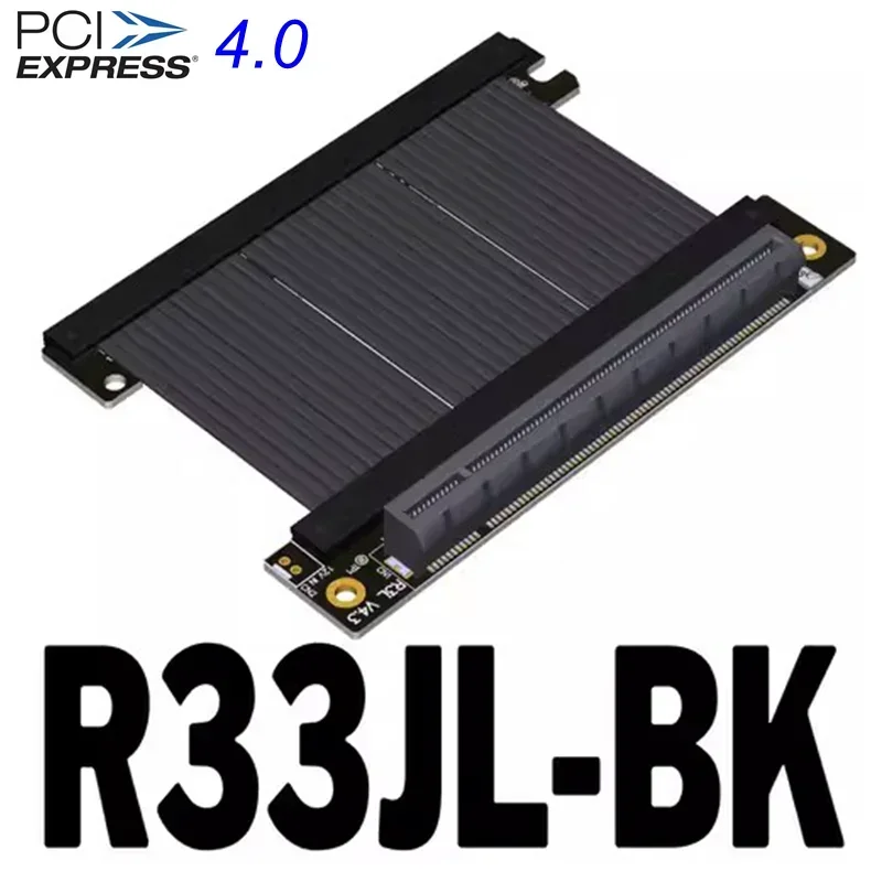 Adt-link-Cable de extensión vertical x16 4,0, carcasa ITX A4 para tarjetas gráficas, Gen4 16x PCIE, conector inverso - imagen 2