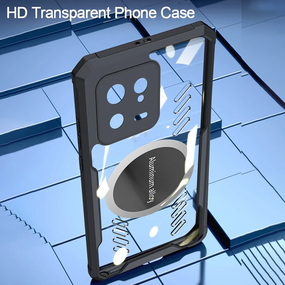 Para Xiaomi 13 14 Pro funda transparente de disipación de calor para Xiaomi Mi 13 12 11 Pro 12X POCO F3 F4 GT Redmi K40 K50 K60 Pro - imagen 5