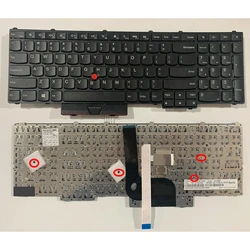 Teclado estadounidense para Lenovo 20EN 20EQ 20ER 20ES 20HH 20HJ 20MM 20MN P50 P70 P51 P71 P70S 01HW200 00PA329 00PA247 00PA341 SN20H35238