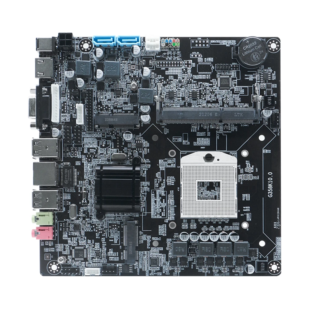 Placa base de ordenador HM65, Compatible con DDR3 1066/1033/1600, LGA988, todo en 1, 16GB de memoria, M.2, SATA, MSATA, USB2.0, VGA, HDMI - imagen 2